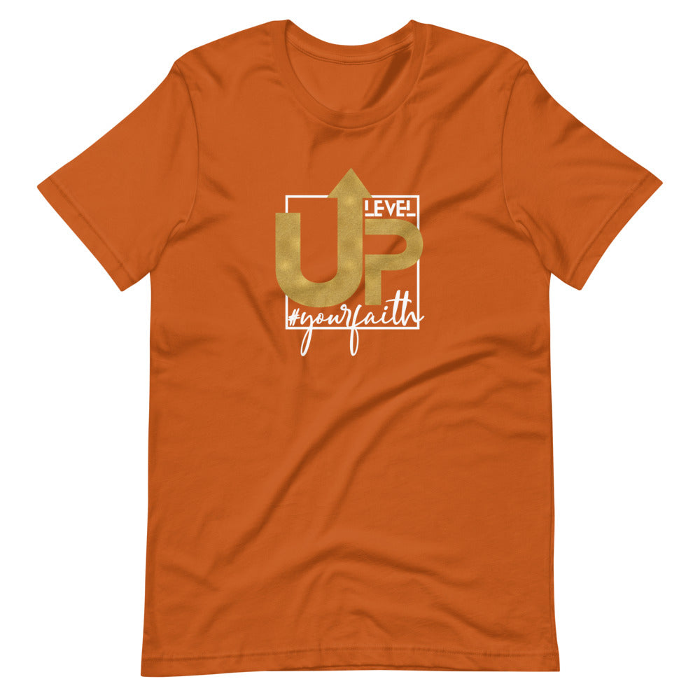 Level Up #yourfaith Short-Sleeve Unisex T-Shirt