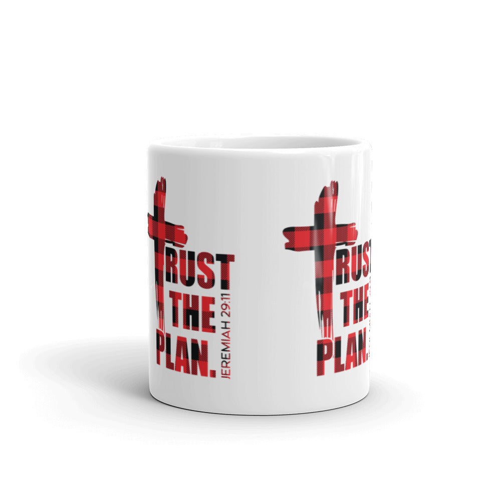 Trust The Plan Christmas Ed. glossy mug