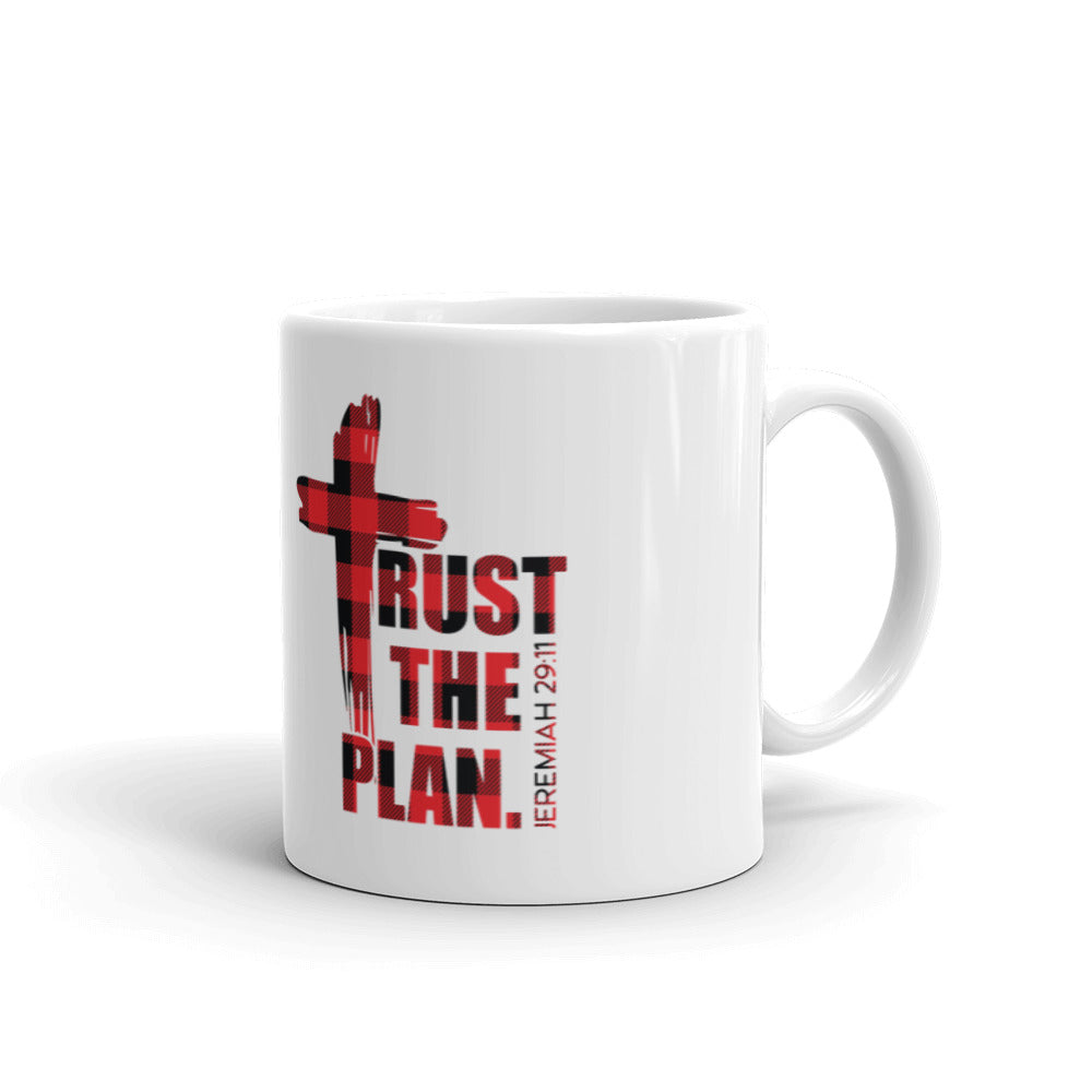 Trust The Plan Christmas Ed. glossy mug