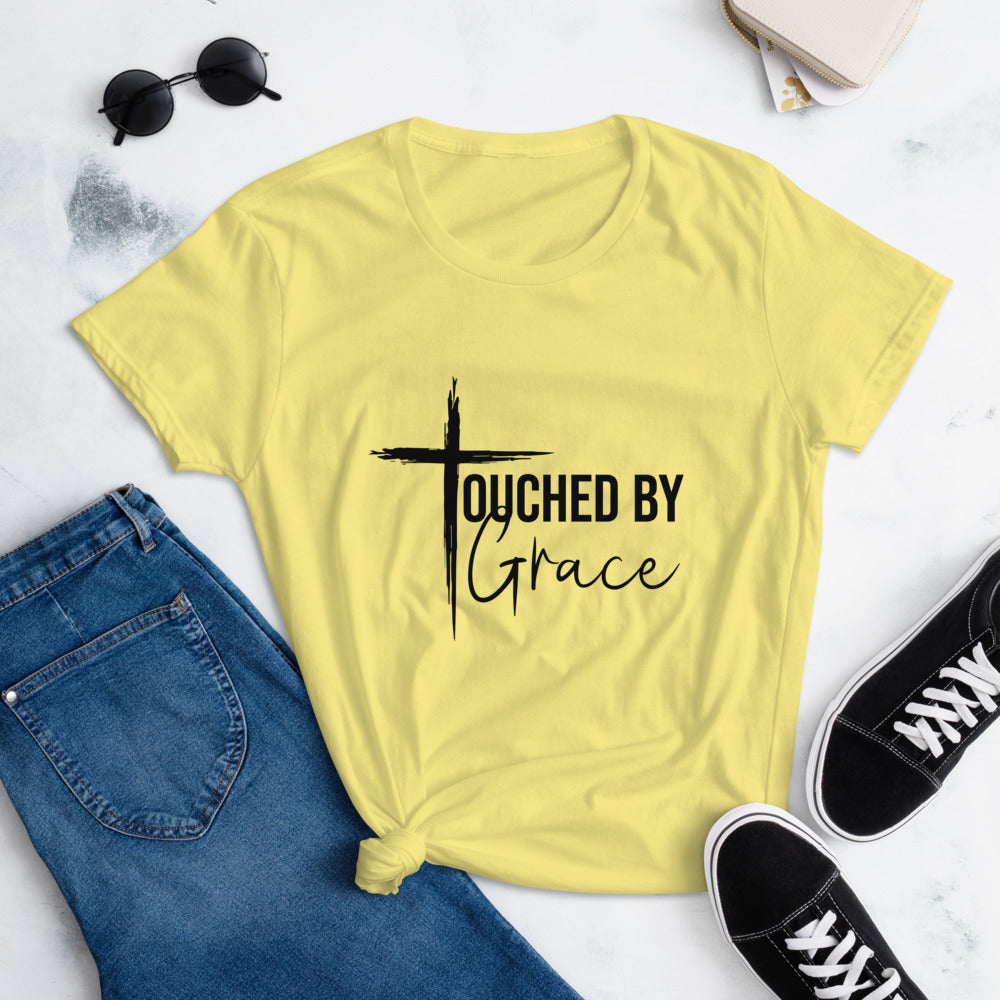 Touched by Grace Women's fitted short sleeve tee